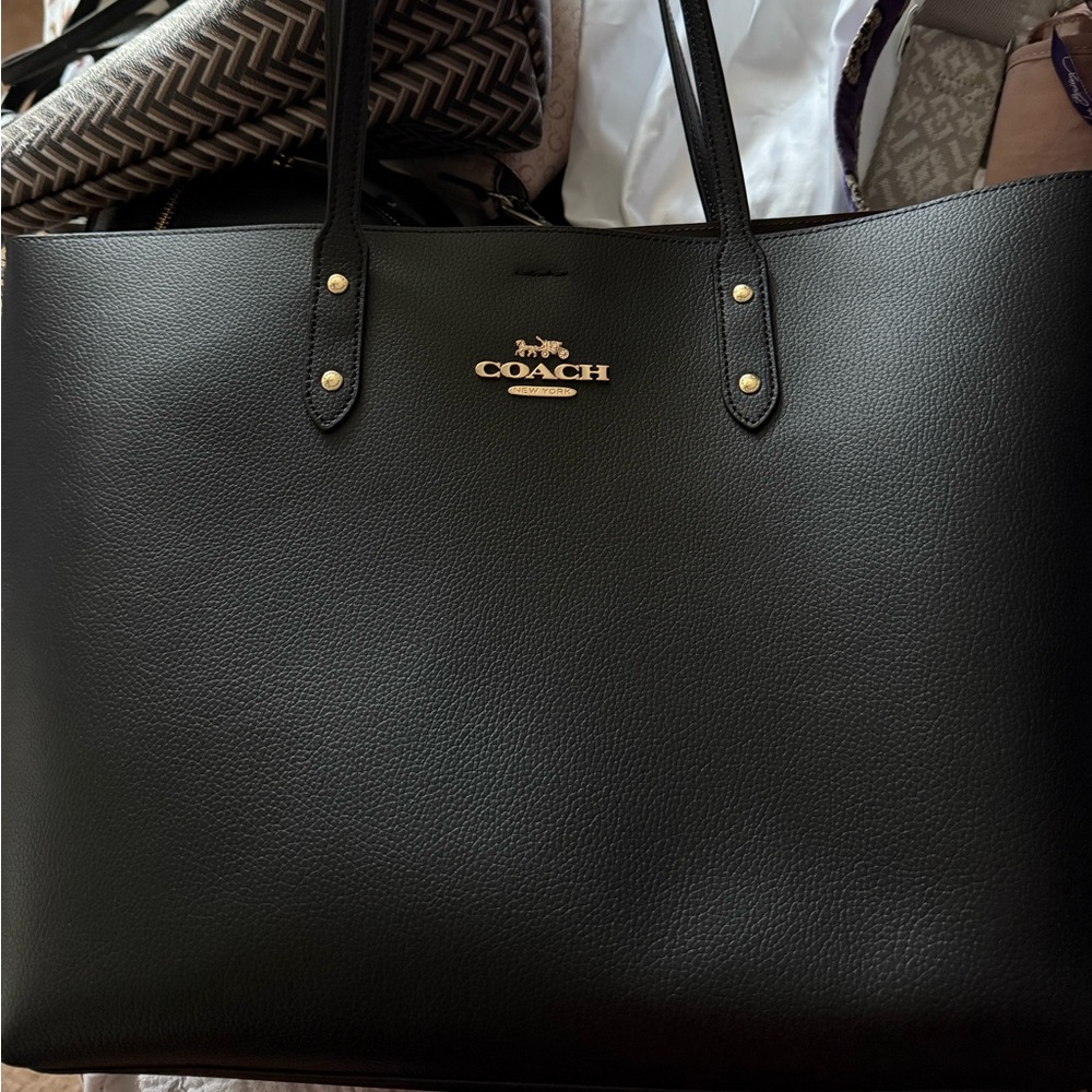 Coach Black Tote Bag